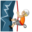 How Person Climbing: Medium-Light Skin Tone emoji looks on Samsung.