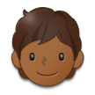 How Person: Medium-Dark Skin Tone emoji looks on Samsung.