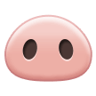 How Pig Nose emoji looks on Samsung.