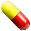 How Pill emoji looks on Samsung.