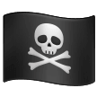 How Pirate Flag emoji looks on Samsung.