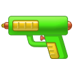 How Water Pistol emoji looks on Samsung.