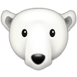 How Polar Bear emoji looks on Samsung.