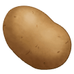 How Potato emoji looks on Samsung.