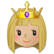 How Princess: Medium-Light Skin Tone emoji looks on Samsung.