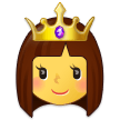 How Princess emoji looks on Samsung.