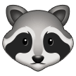 How Raccoon emoji looks on Samsung.