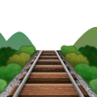 How Railway Track emoji looks on Samsung.