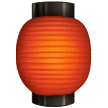 How Red Paper Lantern emoji looks on Samsung.