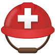 How Rescue Worker’s Helmet emoji looks on Samsung.