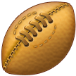 How Rugby Football emoji looks on Samsung.