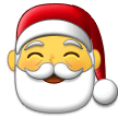 How Santa Claus emoji looks on Samsung.