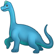 How Sauropod emoji looks on Samsung.