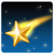 How Shooting Star emoji looks on Samsung.