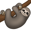 How Sloth emoji looks on Samsung.