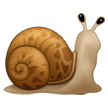 How Snail emoji looks on Samsung.