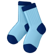 How Socks emoji looks on Samsung.