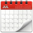 How Spiral Calendar emoji looks on Samsung.