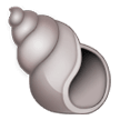 How Spiral Shell emoji looks on Samsung.