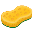 How Sponge emoji looks on Samsung.