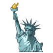 How Statue of Liberty emoji looks on Samsung.