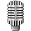 How Studio Microphone emoji looks on Samsung.