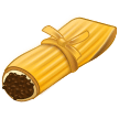 How Tamale emoji looks on Samsung.