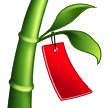 How Tanabata Tree emoji looks on Samsung.