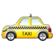 How Taxi emoji looks on Samsung.