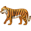 How Tiger emoji looks on Samsung.