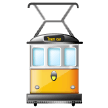 How Tram emoji looks on Samsung.