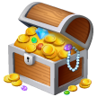Come Forziere emoji appare su Samsung.
