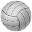 How Volleyball emoji looks on Samsung.