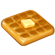 A quoi ressemblent les emoji Gaufre sur Samsung.