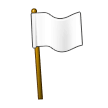 How White Flag emoji looks on Samsung.