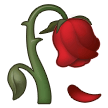 How Wilted Flower emoji looks on Samsung.