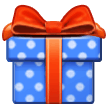 How Wrapped Gift emoji looks on Samsung.