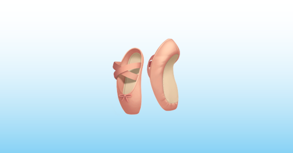 Balletschoenen Emoji 🩰