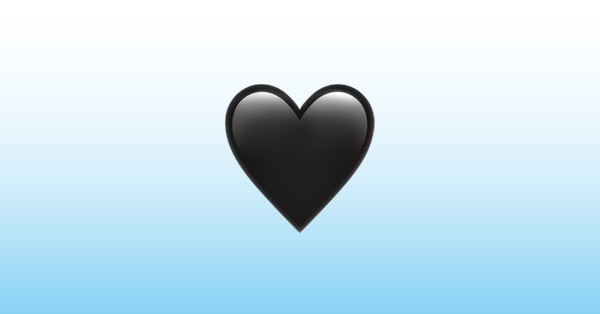 Black Heart Emoji (U+1F5A4)