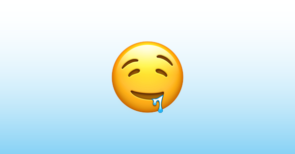 Cara babeando Emoji 🤤