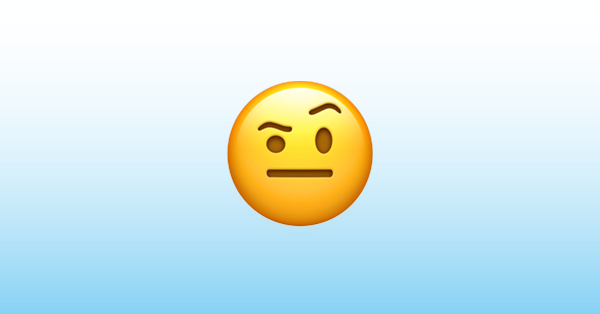 Emojis, emoji, face, emotion, raised eye, brow, the rock icon - Download on  Iconfinder
