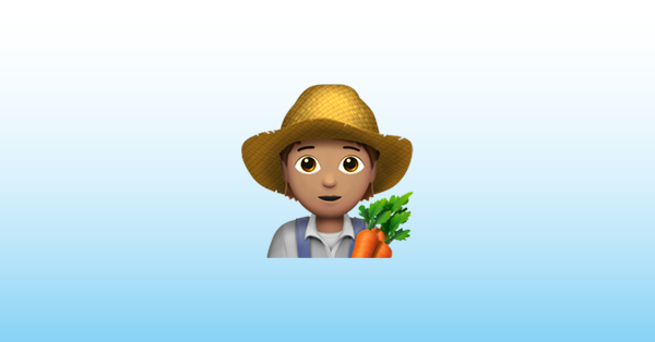 Farmer: Medium Skin Tone Emoji 🧑🏽‍🌾