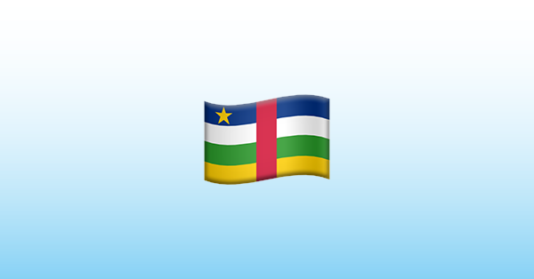 Bandeira: República Centro-Africana Emoji 🇨🇫