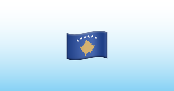 Flagge Kosovo Emoji