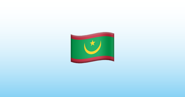 🇲🇷 Drapeau : Mauritanie Emoji