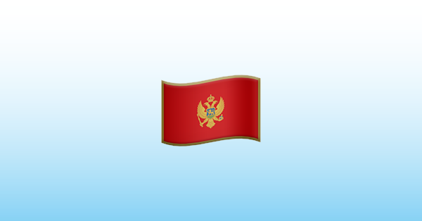 Flagge: Montenegro Emoji 🇲🇪