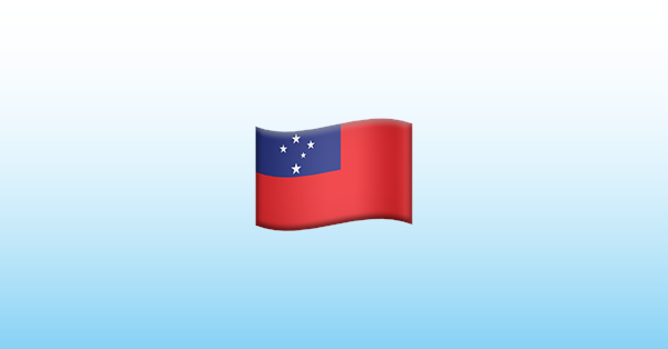 Flag: Samoa Emoji 🇼🇸