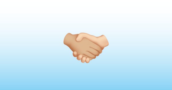 🫱🏻‍🫲🏾 Handshake: Light Skin Tone, Medium-Dark Skin Tone on Google Noto  Color Emoji 15.0