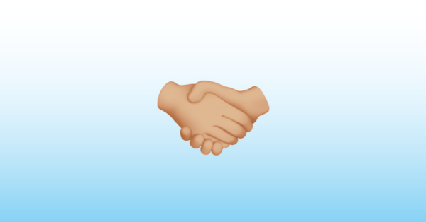 🫱🏽‍🫲🏿 Handshake: Medium Skin Tone, Dark Skin Tone on Google