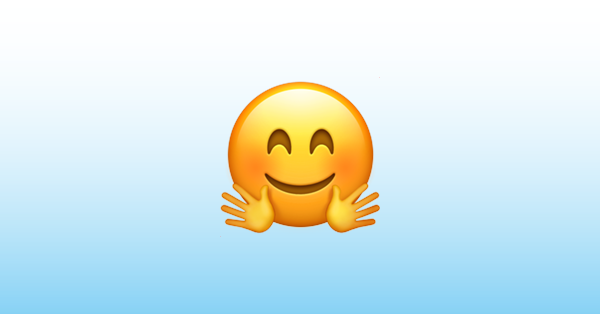 Emoji hug smiley 🤗 Hug